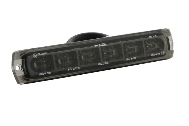 911 SIGNAL LED varsellys flex 6 LED silikon modul sotet farge 130mm 