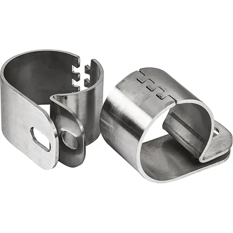 MISUTONIDA Lyktefester til frontb&#248;yle 63mm blank, sett &#224; 2 stk