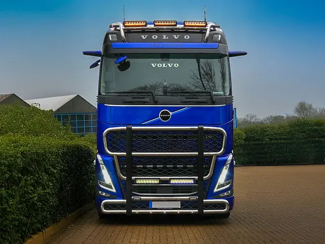 LAZER TR1000 LED-bar fjernl. m/varsellys 410mm, 8 LED, hvit utgave 