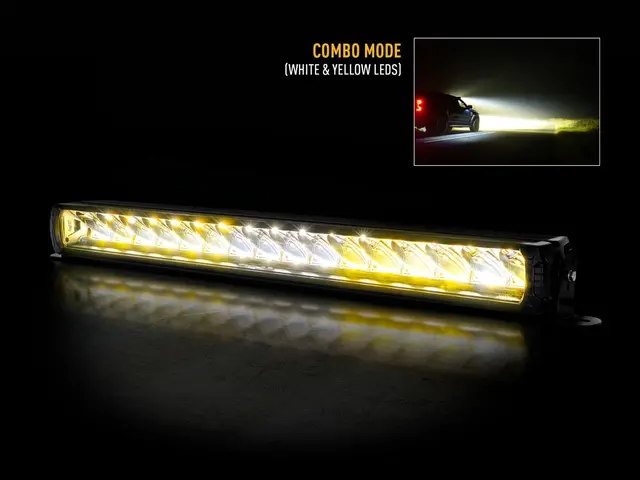 LAZER TR16 ELITE+ fjernlys LED-bar 765mm, kombinasjon av hvit og gult lys 