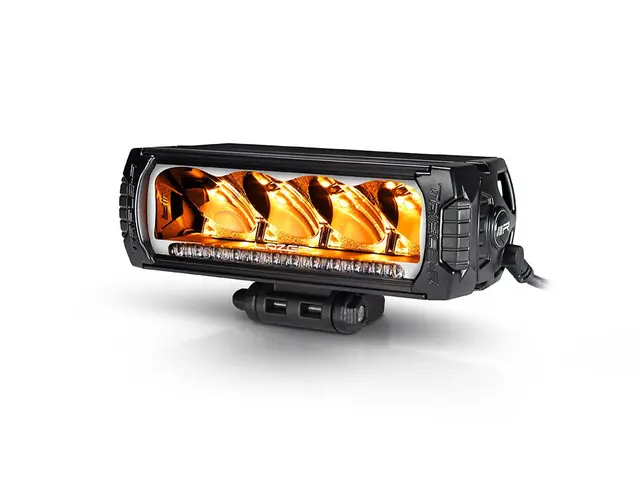 LAZER LED-bar 230mm, 4 LED fjernlys m/varsellys 