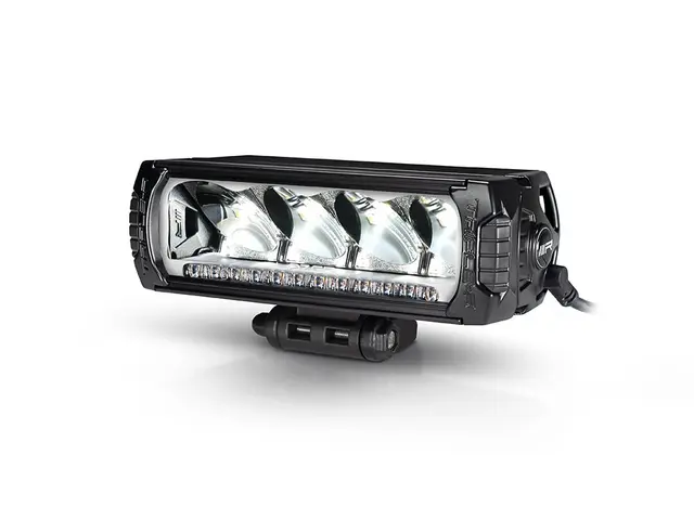 LAZER LED-bar 230mm, 4 LED fjernlys m/varsellys 