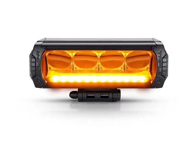LAZER LED-bar 230mm, 4 LED fjernlys m/varsellys 