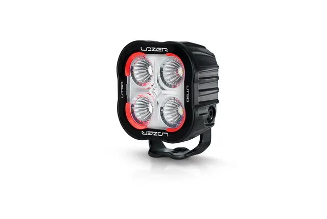 LAZER Utility RED 50W LED arbeidslys 4 LED, med funksjon for rødt baklys 