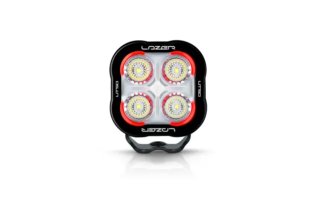 LAZER Utility RED 50W LED arbeidslys 4 LED, med funksjon for rødt baklys 