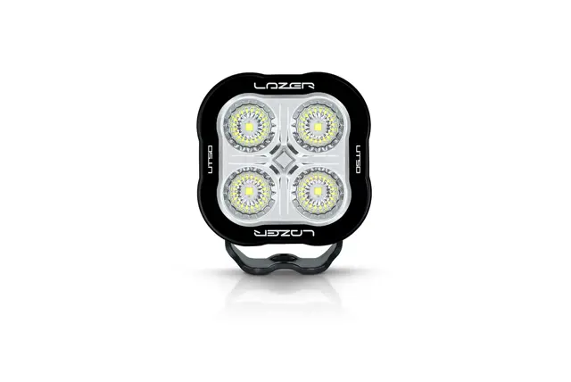 LAZER Utility 50W LED arbeidslys 4 LED, med funksjon for varsellys 