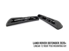 LAZER Roof pods til Land Rover Defender (2020-&gt;) for 2xLinear 12