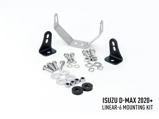 LAZER Grill-braketter f/ Isuzu D-Max 2021-2022 (til Linear 6) 