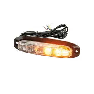 911 SIGNAL Orange Varsellys 6 Led med 2500mm kabel